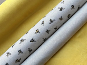 Dekorleinen 140cm breit 80%Bw 20%Pl und Raulederimitat 